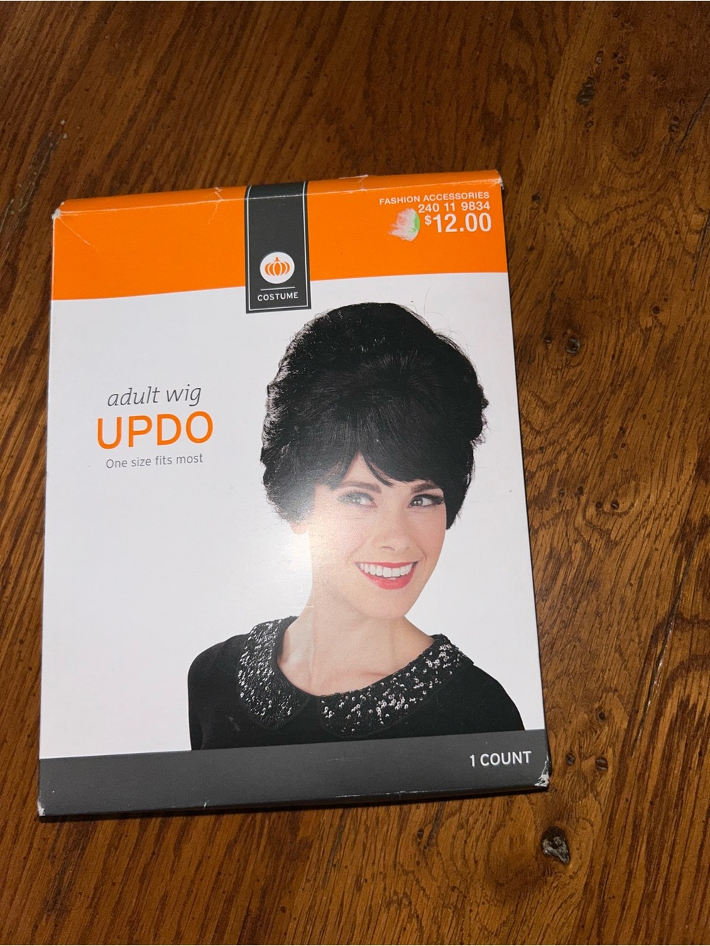 Adult Updo Wig - Black
